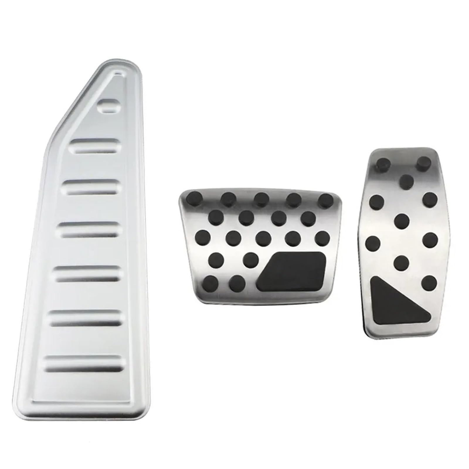 Autobremspedal Für FIAT 500X 500 X 2014-2021 Edelstahl Auto Gas Bremse Rest Fußpedal Schutz Abdeckung Carmilla at Auto Pedale Bremspedal Fußpedal(at with Silver Rest) von TWMEU