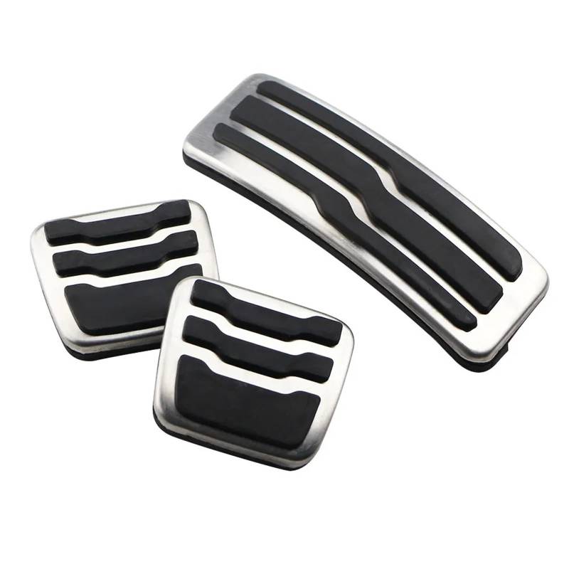 Autobremspedal Für Ford Für Everest Für Ranger 2016-2019 at MT Teile Zubehör Edelstahl Auto Pedale Gaspedal Bremse Rest Pedal Abdeckung Bremspedal Fußpedal(MT) von TWMEU