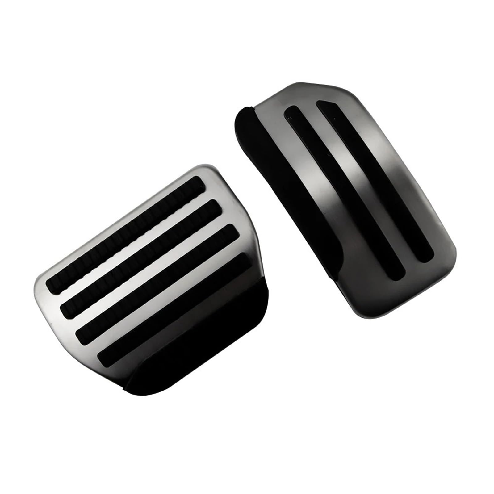 Autobremspedal Für Nissan Für Juke Für Leaf 2011-2018 Edelstahl Auto Pedale Schutz Abdeckung at MT Zubehör Auto Pedal Pads Bremspedal Fußpedal(at 2Pcs) von TWMEU
