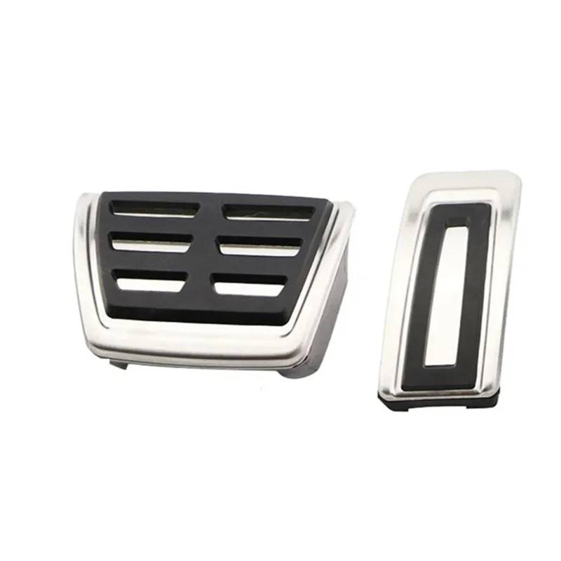 Autobremspedal Für Seat Für Leon 5F MK3 2012-2023 Autozubehör Auto Styling Sport Kraftstoffbremse Dead Pedal Cover Set Bremspedal Fußpedal(at Without Rest) von TWMEU