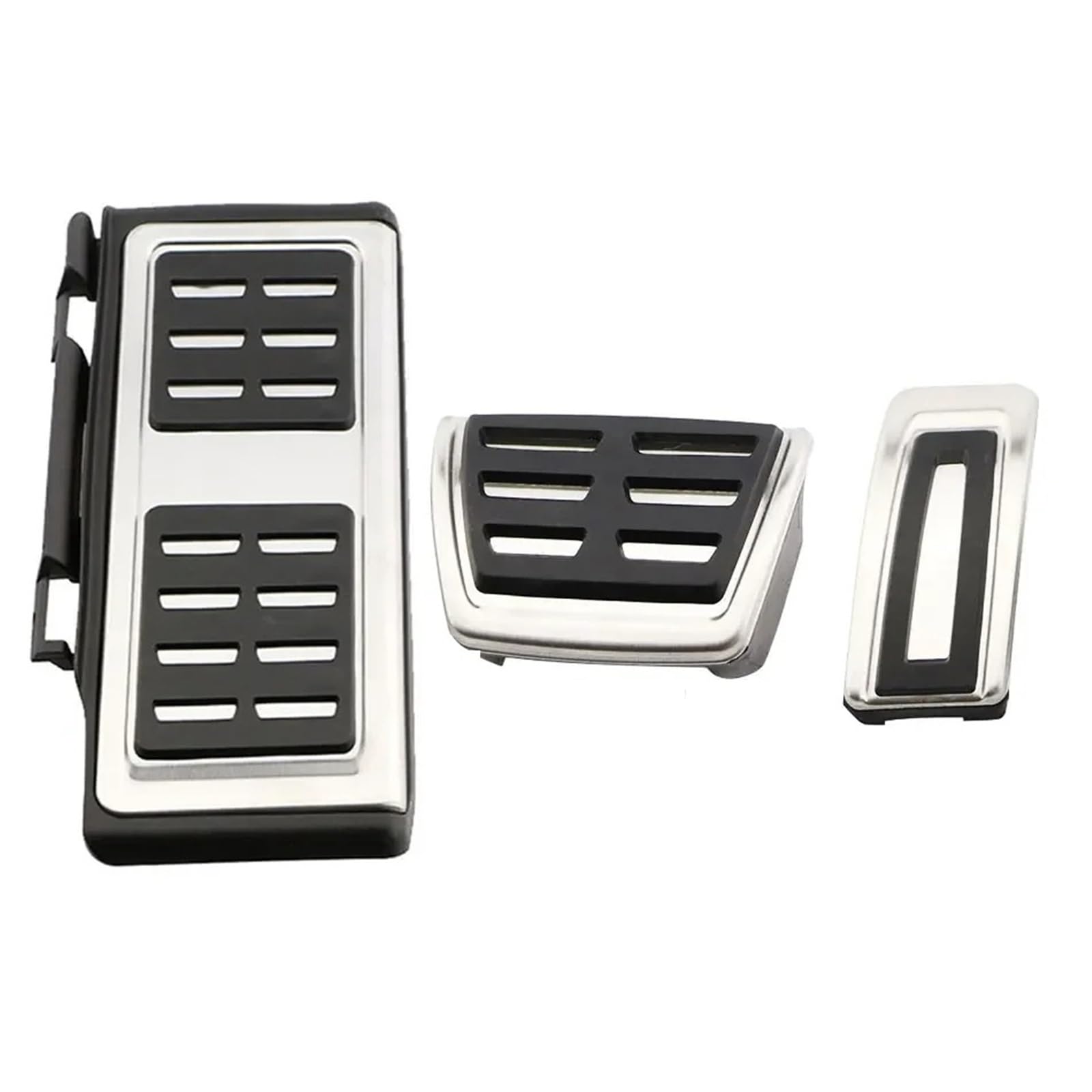 Autobremspedal Für Seat Für Leon 5F MK3 2012-2023 Autozubehör Auto Styling Sport Kraftstoffbremse Dead Pedal Cover Set Bremspedal Fußpedal(at with Rest) von TWMEU