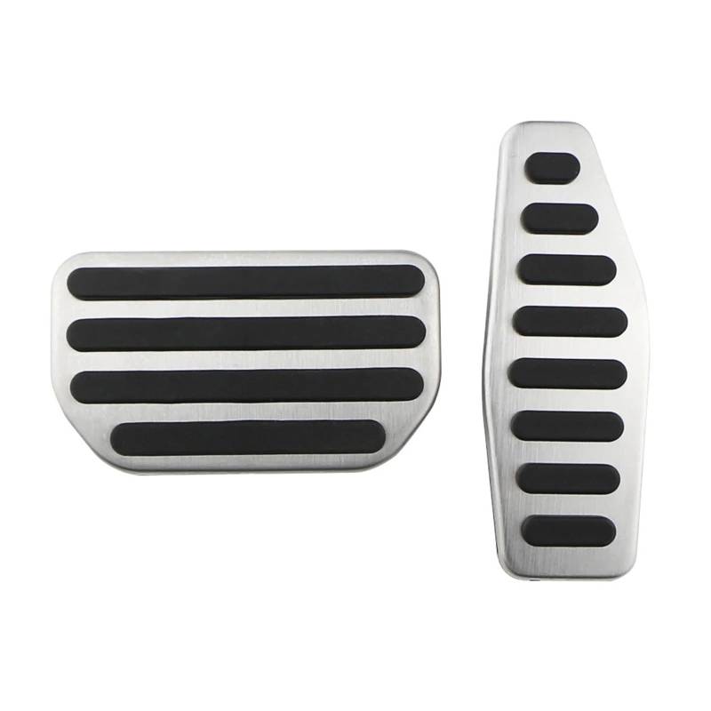 Autobremspedal Für Suzuki Für Jimny JB74 JB64 2019 2020 2021 2022 at MT Gas Bremspedal Pad Abdeckung Teile Zubehör Edelstahl Auto Pedale Bremspedal Fußpedal(2Pcs at) von TWMEU