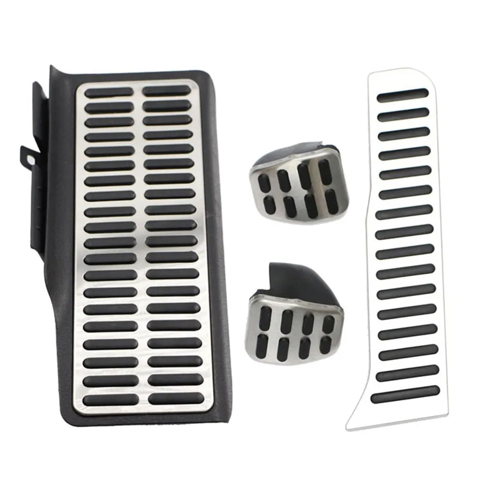 Autobremspedal Für VW Für Käfer Für Jetta MK6 2011-2017 Zubehör Kraftstoff Bremsbeläge Kupplungspedalabdeckung Fußstützenpedale Bremspedal Fußpedal(MT with Rest) von TWMEU