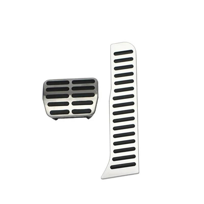 Autobremspedal Für VW Für Käfer Für Jetta MK6 2011-2017 Zubehör Kraftstoff Bremsbeläge Kupplungspedalabdeckung Fußstützenpedale Bremspedal Fußpedal(at 2 pcs) von TWMEU
