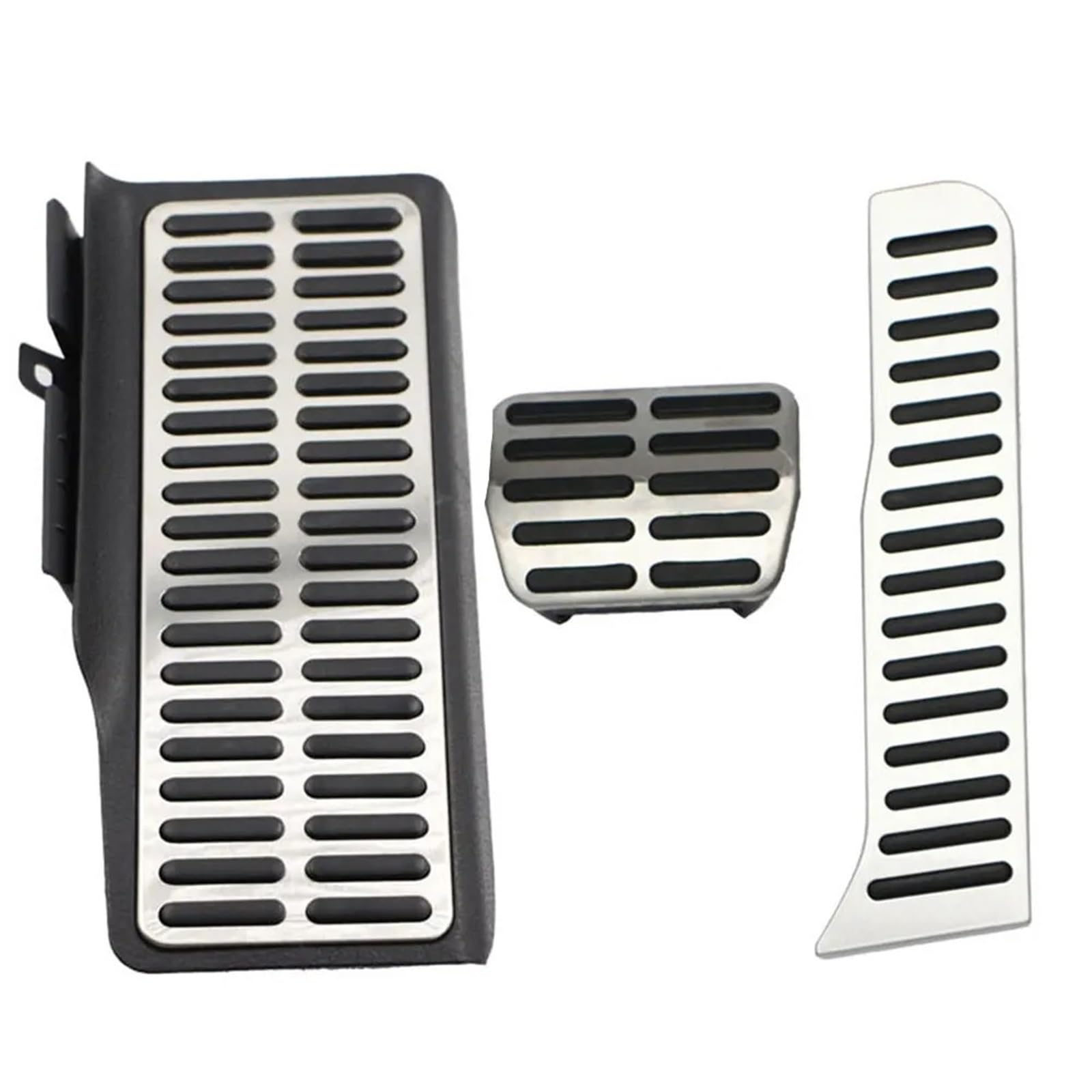 Autobremspedal Für VW Für Käfer Für Jetta MK6 2011-2017 Zubehör Kraftstoff Bremsbeläge Kupplungspedalabdeckung Fußstützenpedale Bremspedal Fußpedal(at with Rest) von TWMEU