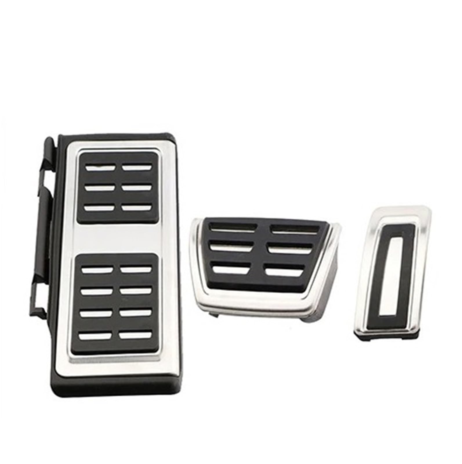 Autobremspedal Für VW Für Passat B8 B9 Für Limited Für Edition Für Variante Für VIII 2015-2023 Auto Edelstahl Auto Pedal Pedale Abdeckung Bremspedal Fußpedal(3Pcs at with Rest) von TWMEU