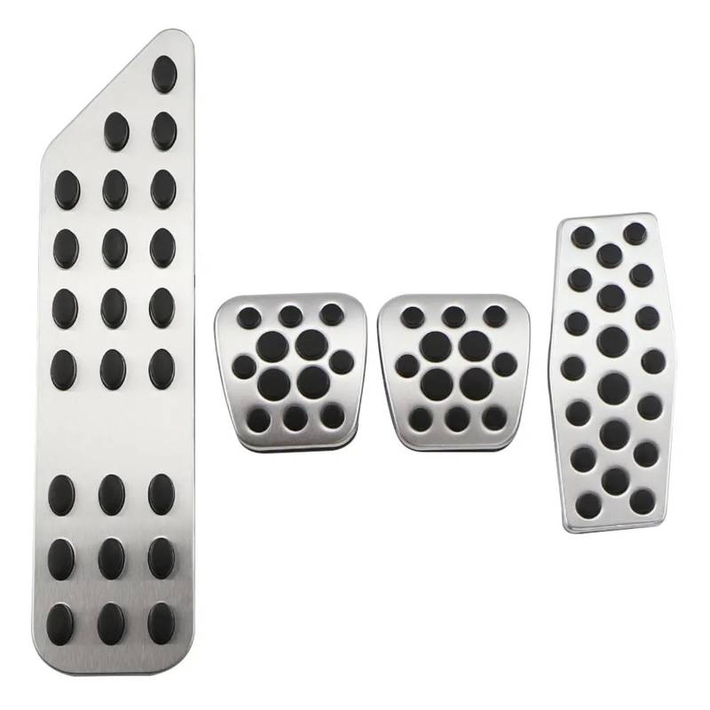 Autobremspedal Für Vauxhall Für Opel Für Astra Für Insignia 2011-2015 Für Chevrolet Für Chevy Für Cruze Auto Gaspedal Bremse Kupplung Pedal Pedale Abdeckung Bremspedal Fußpedal(MT 4PCS) von TWMEU