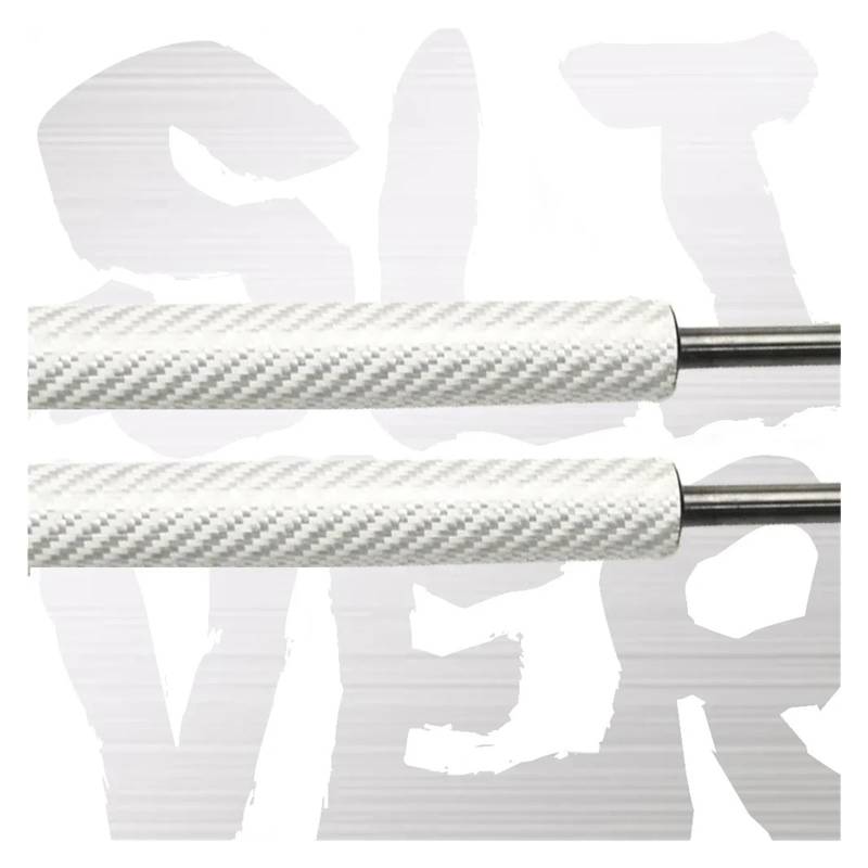 Front Hood Schocks Für Citroen Für Relais 2014-2023 Front Haube Motorhaube Ändern Gas Streben Schock Dämpfer Lift Unterstützt Absorber Motorhauben Gasfeder(Silver Carbon Fiber) von TWMEU