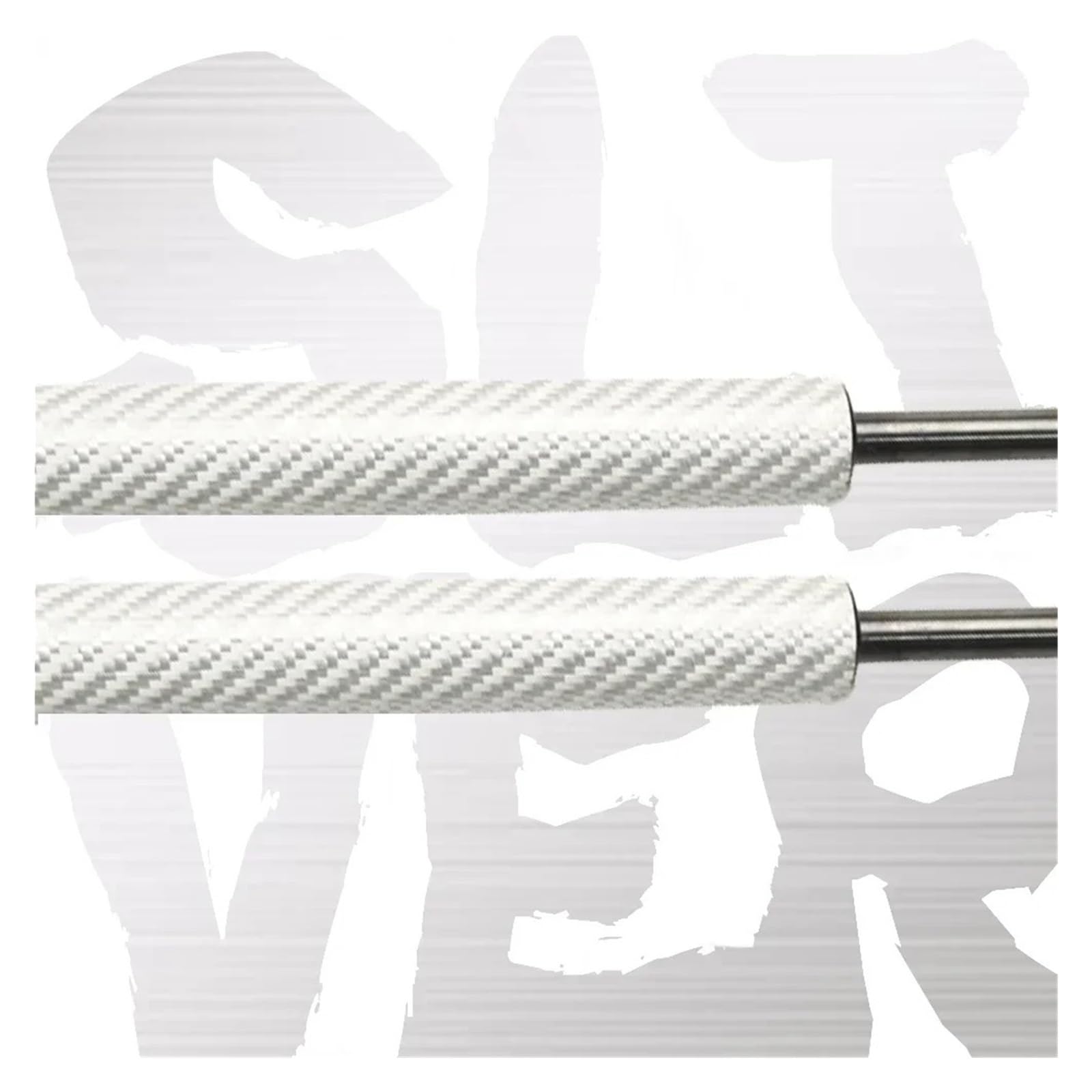Front Hood Schocks Für Ford Für Mondeo Für IV 2007-2013 Front Motorhaube Haube Ändern Gas Streben Carbon Faser Frühling Dämpfer Lift Motorhauben Gasfeder(Silver Carbon Fiber) von TWMEU