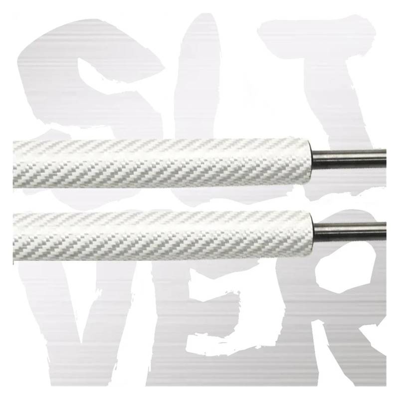 Front Hood Schocks Für Ford Für Mondeo Für IV 2007-2013 Front Motorhaube Haube Ändern Gas Streben Carbon Faser Frühling Dämpfer Lift Motorhauben Gasfeder(Silver Carbon Fiber) von TWMEU
