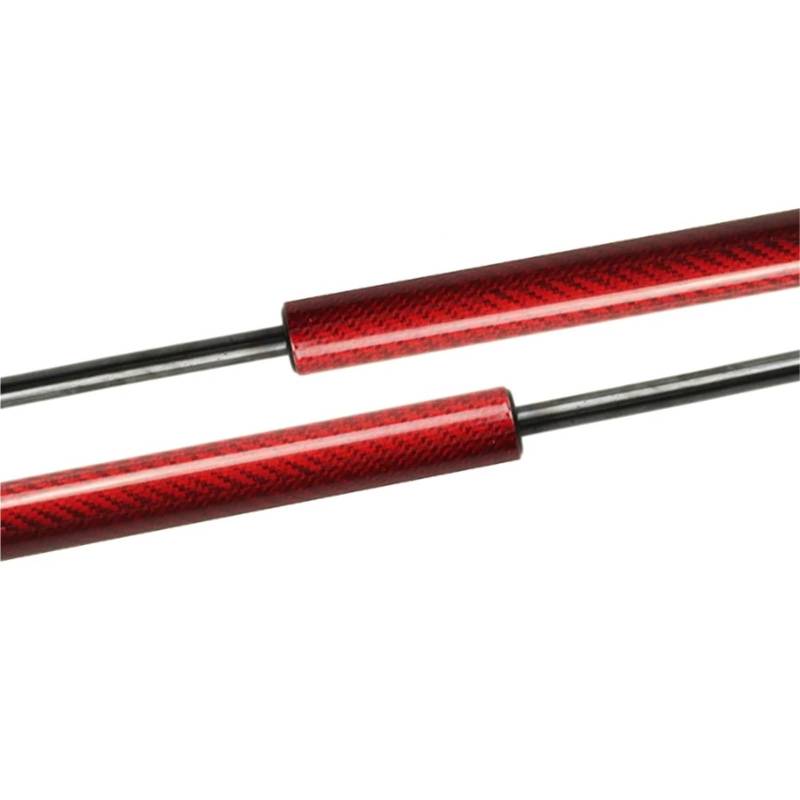 Front Hood Schocks Für Jeep Für Cherokee Für XJ 1984-2001 Haubenstreben Vordere Motorhaube Refit Gas Spring Lift Unterstützt Stoßdämpfer Absorber Motorhauben Gasfeder(Carbon Fiber Red) von TWMEU
