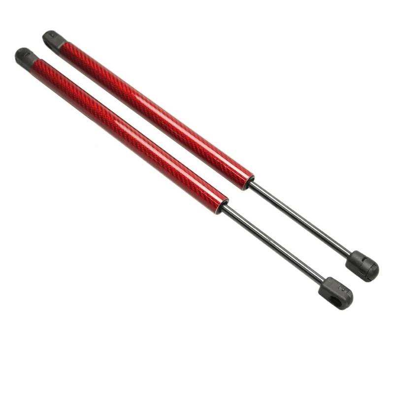 Front Hood Schocks Für Jeep Für Wrangler Für Jk 2007-2018 Front Hood Bonnet Modify Gas Struts Lift Support Shock Damper Carbon Fiber Motorhauben Gasfeder(Red Carbon Fiber) von TWMEU