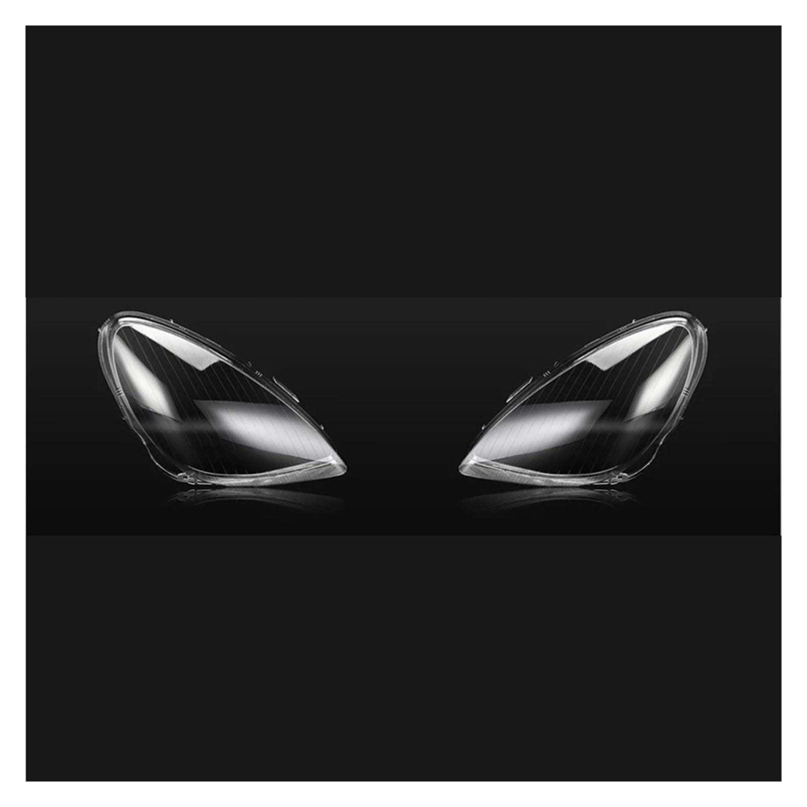 Frontscheinwerfer Streuscheibe Für Benz W171 Für SLK 2004 2005 2006 2007 2008 2009 2010 Autoscheinwerferglas Klarer Lampenschirm Ersatz Autozubehör(Left and Right) von TWMEU