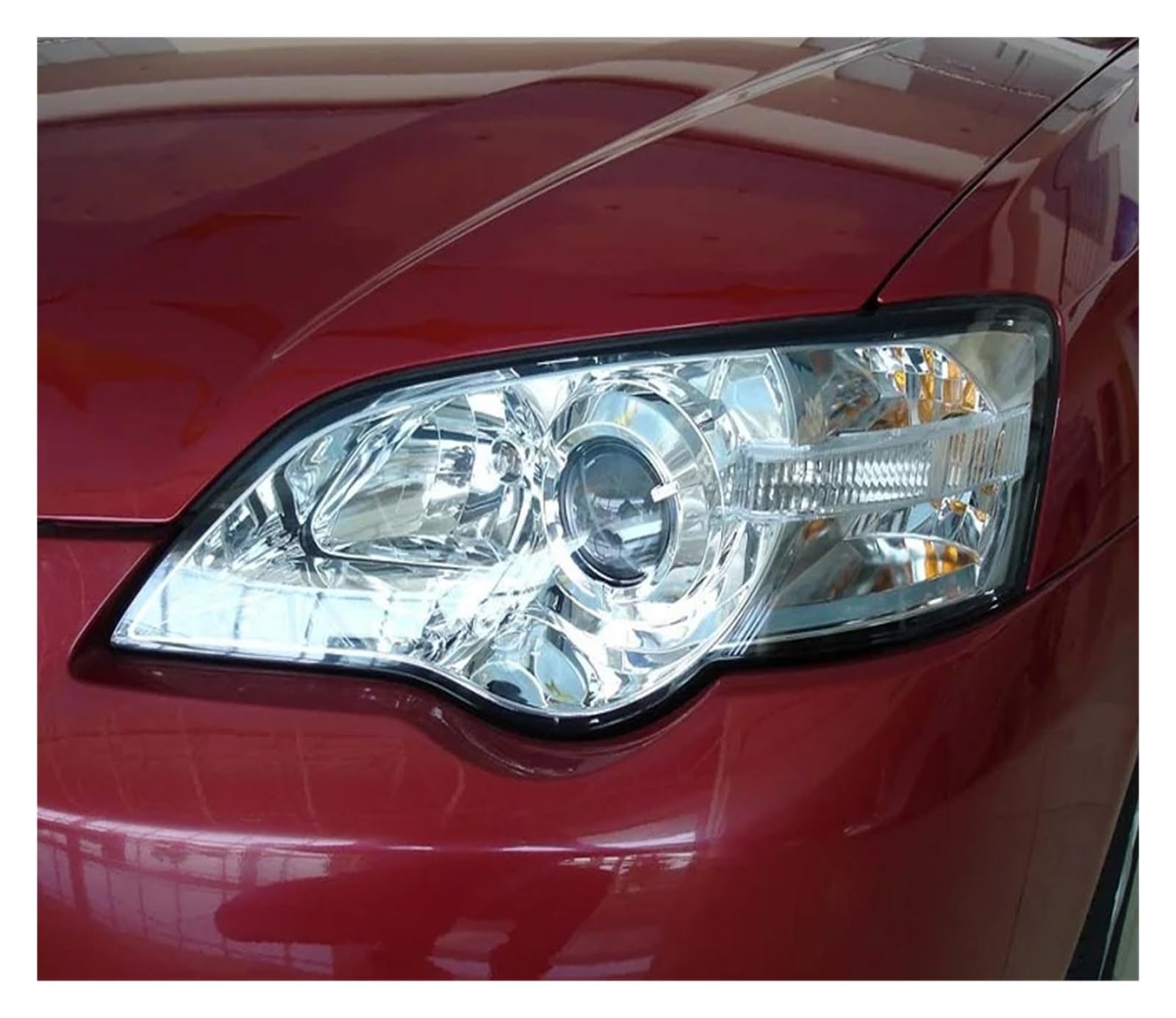 Frontscheinwerfer Streuscheibe Für Subaru Für Legacy Für Outback 2003 2004 2005 Autoscheinwerferschale Scheinwerferlinsenabdeckung Glaslampenschirm Transparenter Lampenschirm(Left Side) von TWMEU
