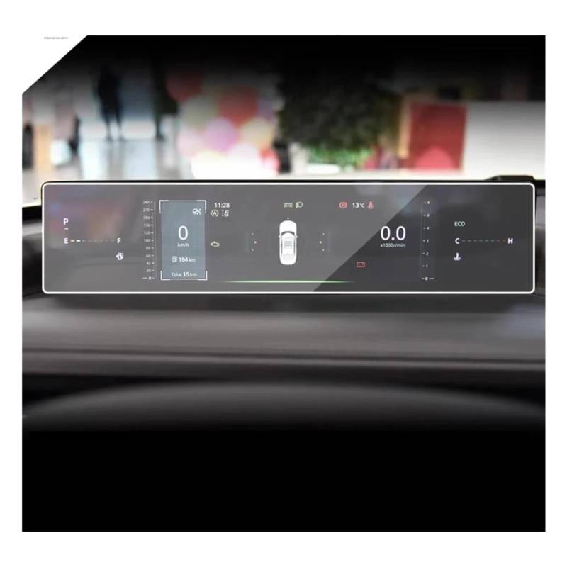 GPS Displayschutzfolie Für Changan Für Lamore 2023-2024 LCD-Autoradio 13,2 Zoll GPS-Navigation Gehärtetes Glas Und Armaturenbrett-Bildschirmschutzfolie Navigation Schutzfolie(Dashboard) von TWMEU
