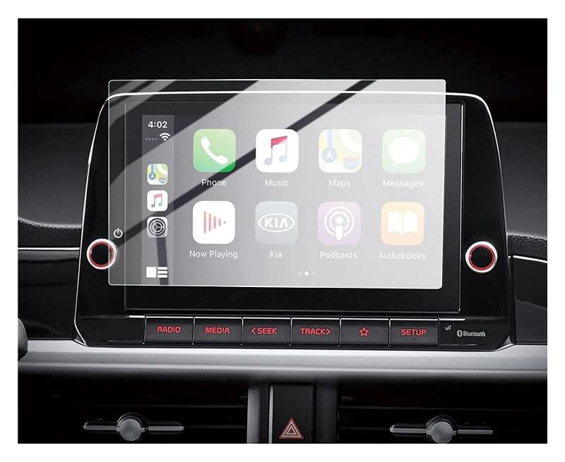 GPS Displayschutzfolie Für Kia Für Picanto 2021-2022 8 Zoll GPS-Navigation Gehärtetem Glas Touchscreen Schutzfolie Navigation Schutzfolie von TWMEU