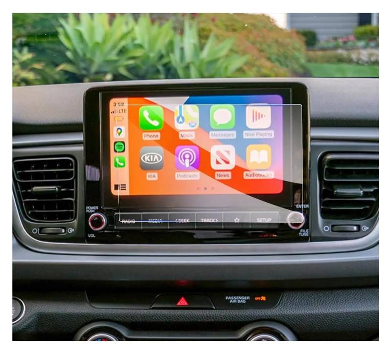 GPS Displayschutzfolie Für Kia Für Rio 2021-2023 8 Zoll Auto GPS Navigation Gehärtetem Glas Bildschirm Filmschutz Navigation Schutzfolie von TWMEU