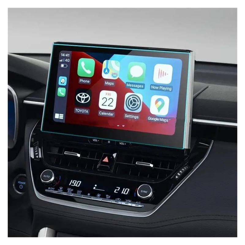GPS Displayschutzfolie Für Toyota Für Corolla Für Cross 2022-2023 TPU Screen Protector Film 10,5 Zoll Auto Infotainment GPS Navigation Navigation Schutzfolie von TWMEU
