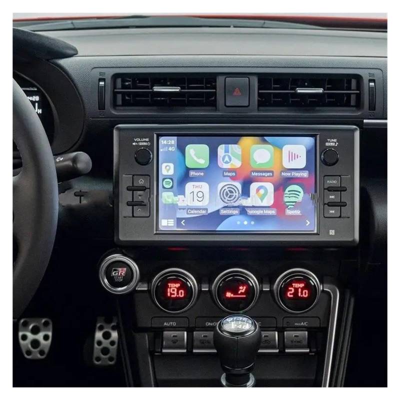 GPS Displayschutzfolie Für Toyota Für GR86 2022-2024 Gehärtetem Glas 8 Zoll Auto Infotainment GPS Navigation Display Screen Protector Navigation Schutzfolie von TWMEU
