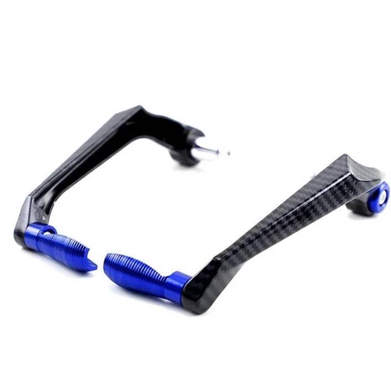 Lenkerhandschützer 3D-Gravur Universeller 7/8-Zoll-Lenkerschutz Für Motorrad-Roller Mountainbikes Bremshebelschutz CNC-Aluminium Handschützer(Blue) von TWMEU