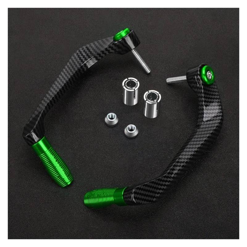 Lenkerhandschützer FÜR CB650R FÜR Neo FÜR Sport FÜR Cafe CB 650R 2020 2021 2022 2023 2024 Lenker Bremse Kupplung Hebel Hand Guard Protector Handschutz Handschützer(Green) von TWMEU