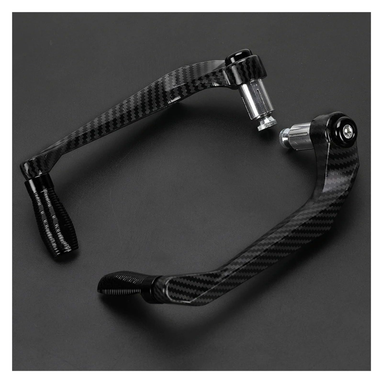 Lenkerhandschützer FÜR Kawasaki FÜR ZX636 ZX-636 ZX 636 2005 2006 2007 2008-2024 2023 Griff Bar Griffe Bremse Kupplung Hebel Wache Schutz Motorrad Handschützer(Black) von TWMEU
