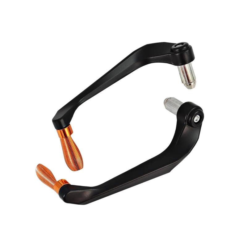 Lenkerhandschützer Für Benelli Für Suzuki Motorrad CNC Aluminium Lenker Bremskupplungshebel Handschutz Schutz Getriebe Modifikation Zubehör Handschutzschild Handschützer(Orange) von TWMEU