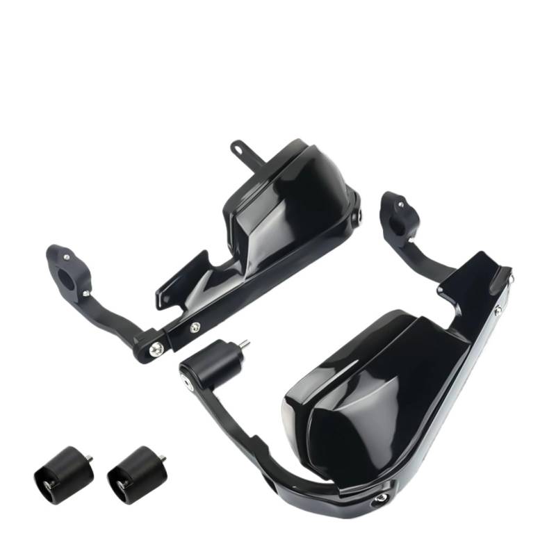 Lenkerhandschützer Für CFMOTO 800MT 650MT 2021-2024 Motorrad Neue Aluminium Legierung Handschutz Schild Hand Guard Protector Windschutzscheibe Handschützer(650MT Black 1 Set) von TWMEU