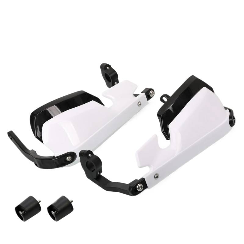Lenkerhandschützer Für CFMOTO 800MT 650MT 2021-2024 Motorrad Neue Aluminium Legierung Handschutz Schild Hand Guard Protector Windschutzscheibe Handschützer(650MT White 1 Set) von TWMEU