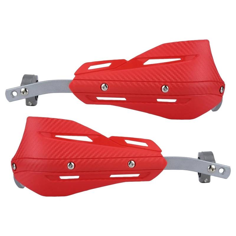 Lenkerhandschützer Für CRF250L Für CRF230F CR125 CR250 XR250 Für CR450X XR600 CR XR Motorrad Handschutz Lenker Handgriff Schutzfolie Handschützer(Red) von TWMEU