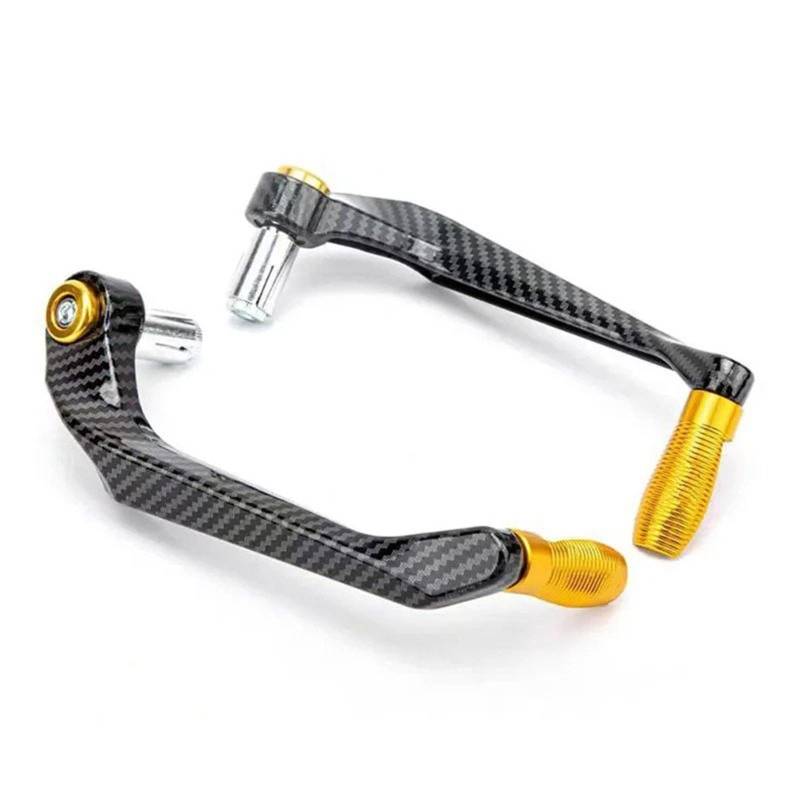 Lenkerhandschützer Für MT01 MT09 MT07 MT10 MT03 MT 09 07 03 10 Für MT-09 Für MT-07 Für MT-10 Für MT-03 Motorradbremskupplungshebelschutz Handschützer(Gold) von TWMEU