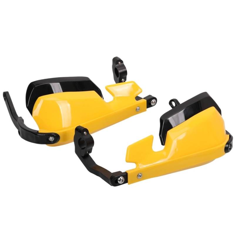 Lenkerhandschützer Für NT1100 2022 Nt1100 Für DCT 2023 2024 Motorrad Aluminium Legierung Handschutz Schild Hand Guard Protector Windschutzscheibe Handschützer(Yellow 1 Set) von TWMEU