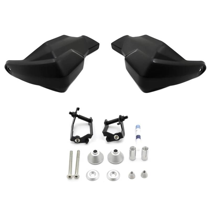 Lenkerhandschützer Für THRUXTON Für Tiger 800 1200 Für XCX/XR 2012-2020 2019 Motorrad Handprotektoren Hand Shield Protector Hand Guard Protector Schwarz Handschützer(Modified Handlebar) von TWMEU