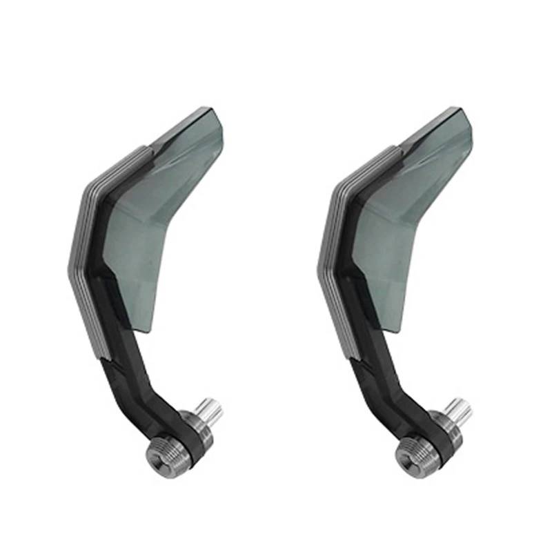 Lenkerhandschützer Winddichter Universal-Lenkerschutz 7/8" Für Motorrad-Roller-Bremshebelschutz Mit Aluminiumversteifung Handschützer(Titanium Color) von TWMEU