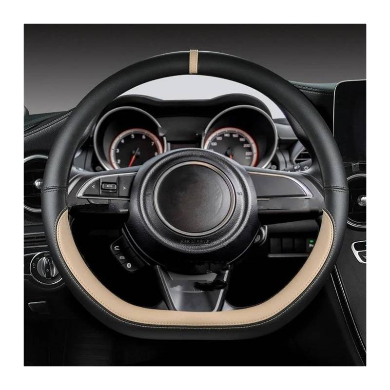 Lenkrad überzug Für Citroen Für C3 II III 2009-2019 2020 Für Berlingo 3 Für C4 Für Picasso 2 D Typ Lenkrad Abdeckung Lenkradschutz Abdeckung(BEIGE) von TWMEU
