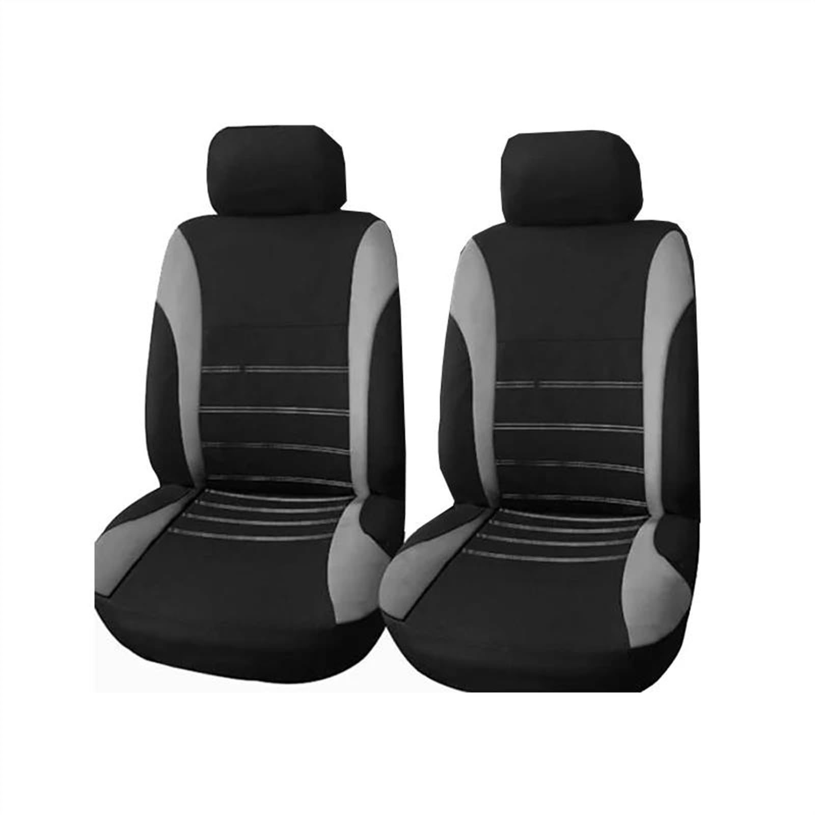 TWOMEM Sitzbezüge Auto LKW 2+1 Autositzbezüge Für FIAT Für Ducato Universal Protective Vans Seat Sitzschutz Sitzbezüge Auto (Color : Gray 2 Pieces) von TWOMEM