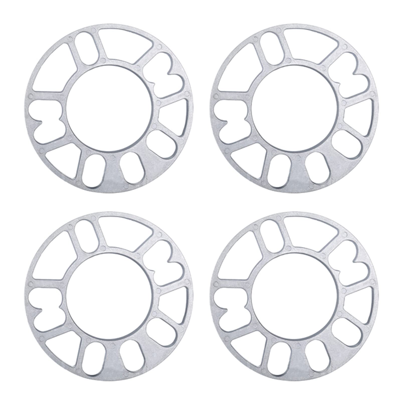 4st Autos Spurverbreiterungen, 4/5 Löcher, Radabstandshalter Unterlegscheiben Platte Legierung Distanzscheiben Scheibe Agujeros Aluminio Espaciador (5mm) von TWSOUL