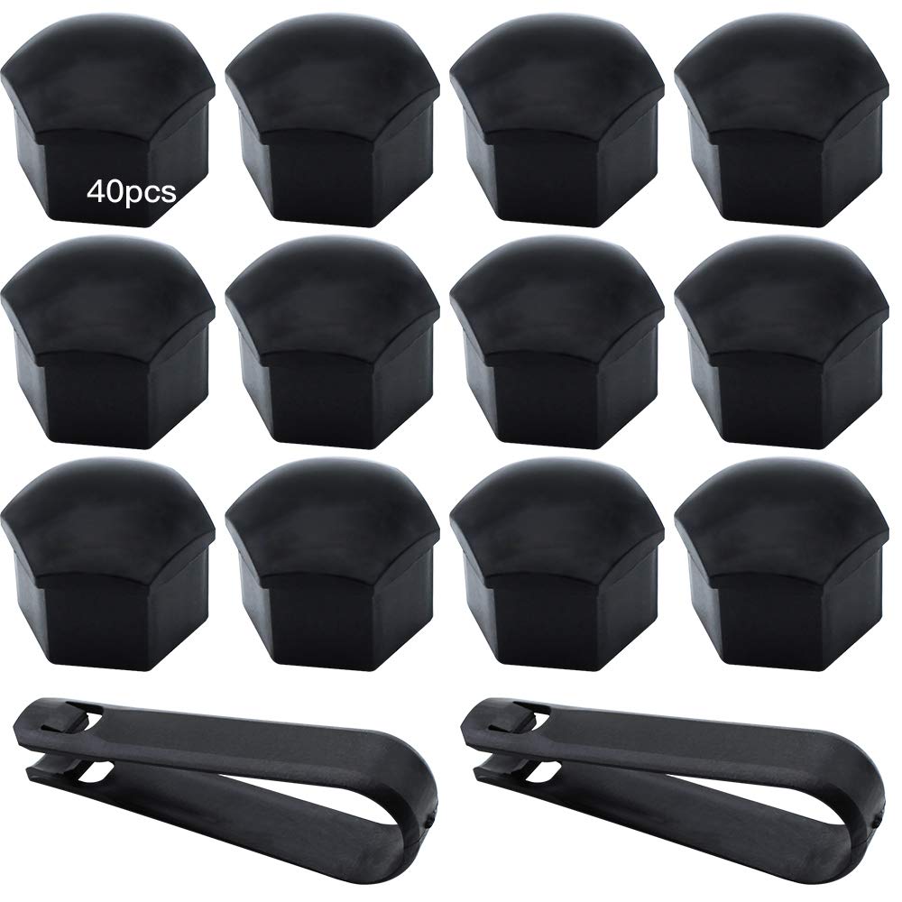 TXErfolg 40 Stück Radschraubenkappen 17 mm Universal Reifen Mutter Abdeckungen mit 2 Stück Entfernung Werkzeug für Autos Schwarz TXErfolg 40 Stück Radschraubenkappen 17 mm Universal Reifen Mutter Abdeckungen mit 2 Stück Entfernung Werkzeug für Autos Schwarz von TXErfolg