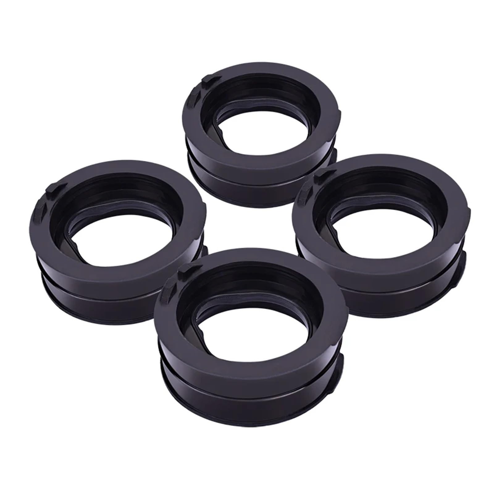 Vergaser Luftansaugung Ansaugkrümmer Rohrschnittstelle Adapter Gelenk Gummimanschette Passend for FJR1300 5JW FJR 1300 RP041 2001-2002(4pcs) von TXJZUQPJ
