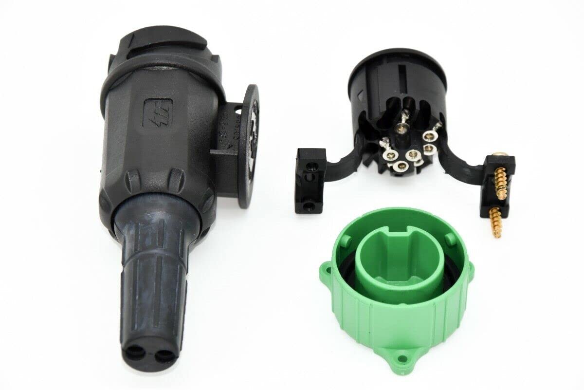 TXP:360 13-pol. Anhänger Stecker | 8 pole belegt | 12V mit Doppeltülle | inkl. Parkdose und Zugentlastung TXP:360 13-pol. Anhänger Stecker | 8 pole belegt | 12V mit Doppeltülle | inkl. Parkdose und Zugentlastung von TXP:360