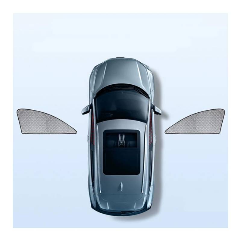 Vollständiger Verdunkelungs-Sonnenschutzvorhang für Ford Edge L 2023-2025, Total Lichtblockierendes Auto-Sonnenschutz-Zubehör,C-Front Side Windows 2 Pieces von TXQDQSC