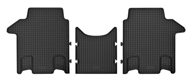 TXTrade Gummimatten geeignet für Transporter Multivan T7 ab 2021-2 Reihe von TXTrade