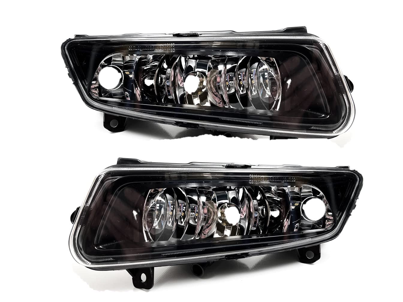 HZ-DESIGN kompatibel mit Polo 6R GTI Nebelscheinwerfer Kurvenlicht Tagfahrlicht Schwarz links + rechts von HZ-DESIGN