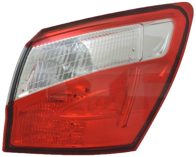 TYC 11-12351-06-2 Heckleuchte Rücklicht, Rückleuchte, Rot von TYC