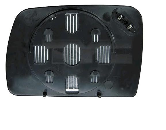 TYC Außenspiegelglas BMW 303-0126-1 7039597,51167039597 Spiegelglas,Spiegelglas, Außenspiegel von TYC