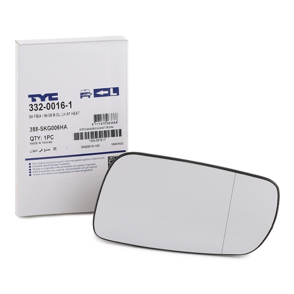 TYC Außenspiegelglas SKODA 332-0016-1 6Y1857521C Spiegelglas,Spiegelglas, Außenspiegel TYC Außenspiegelglas SKODA 332-0016-1 6Y1857521C Spiegelglas,Spiegelglas, Außenspiegel von TYC