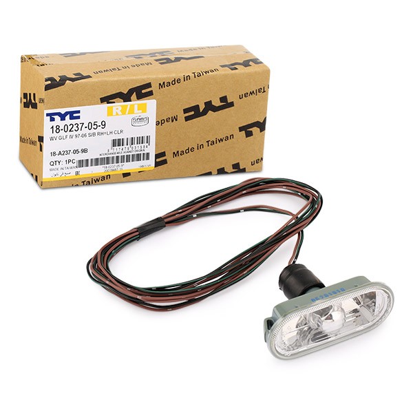 TYC Blinker VW,SKODA,SEAT 18-0237-05-9 1J0949117 Blinklicht,Fahrtrichtungsanzeiger,Blinkleuchte,Seitenblinker TYC Blinker VW,SKODA,SEAT 18-0237-05-9 1J0949117 Blinklicht,Fahrtrichtungsanzeiger,Blinkleuchte,Seitenblinker von TYC