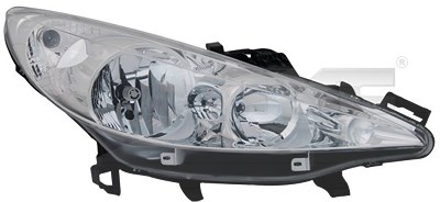 Tyc Hauptscheinwerfer [Hersteller-Nr. 20-1059-05-2] für Peugeot von TYC