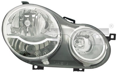 Tyc Hauptscheinwerfer [Hersteller-Nr. 20-0386-05-2] für VW von TYC
