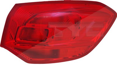 Tyc Heckleuchte [Hersteller-Nr. 11-11875-01-2] für Opel von TYC